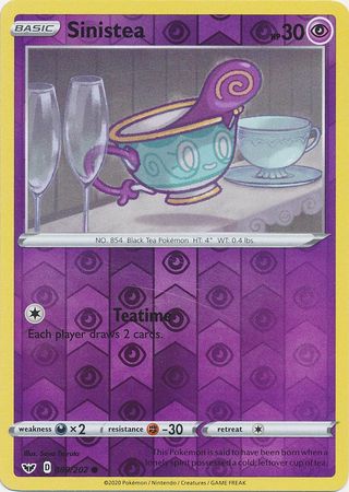 Sinistea 089/202 - Reverse Holo-Kantocards