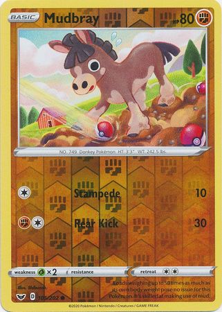 Mudbray 105/202 - Reverse Holo-Kantocards
