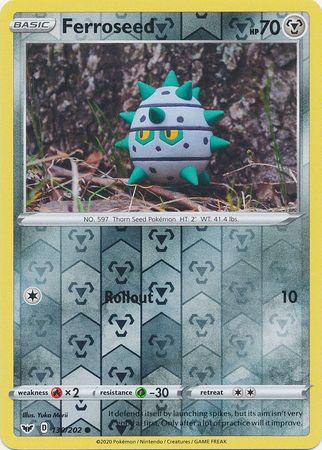 Ferroseed 130/202 - Reverse Holo-Kantocards
