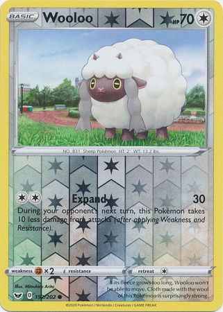 Wooloo 152/202 - Reverse Holo-Kantocards
