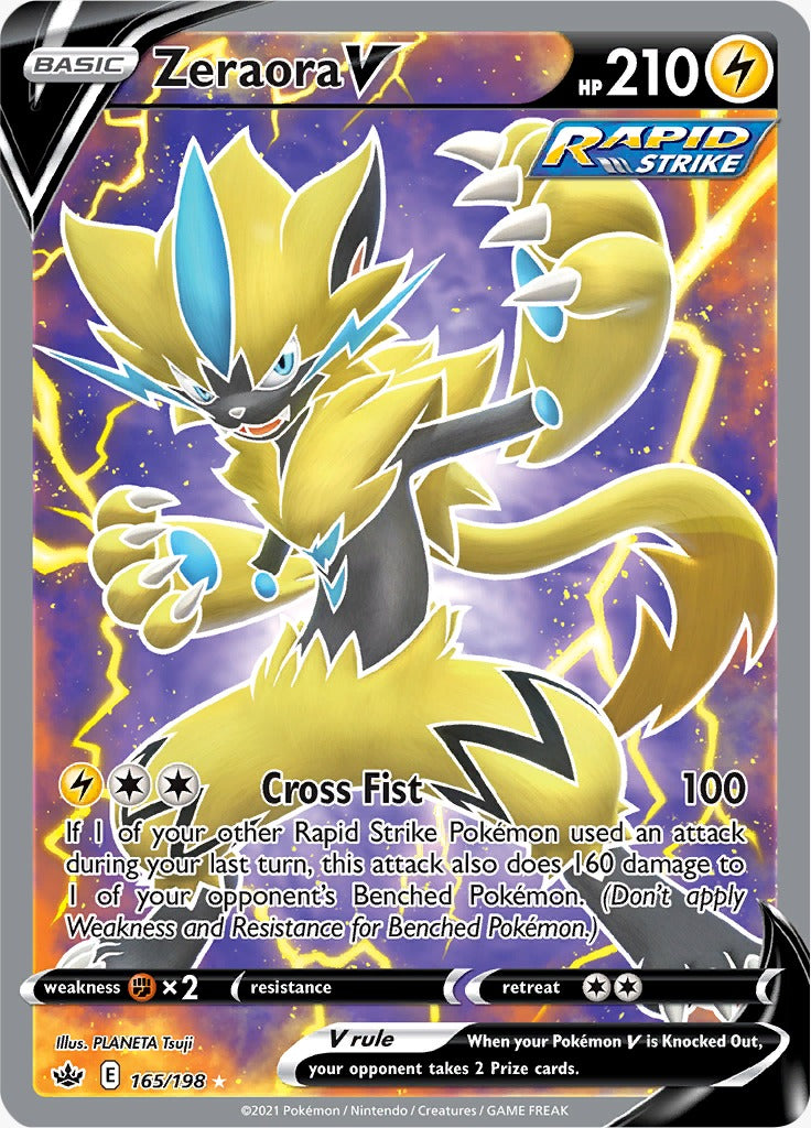 Zeraora V 165/198-Kantocards