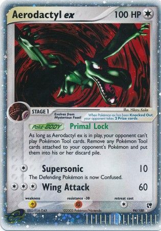 Aerodactyl ex 94/100-Kantocards