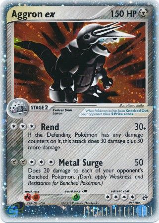 Aggron ex 95/100-Kantocards