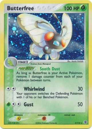 Butterfree 2/112-Kantocards