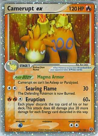 Camerupt ex 92/106-Kantocards