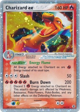 Charizard ex 105/112-Kantocards