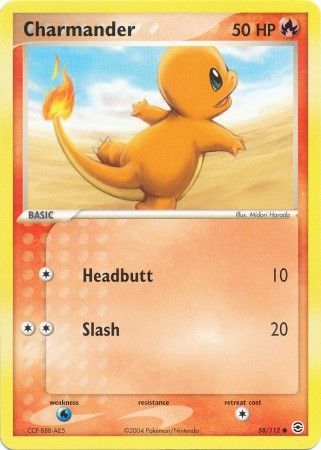 Charmander 58/112-Kantocards