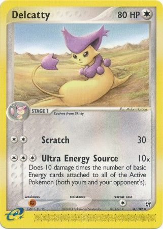 Delcatty 34/100-Kantocards