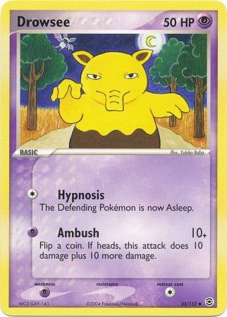 Drowzee 32/112-Kantocards