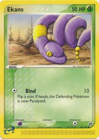 Ekans 64/100-Kantocards