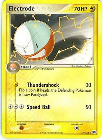 Electrode 27/106-Kantocards