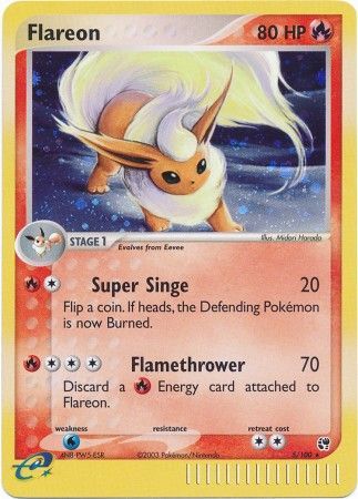 Flareon 5/100-Kantocards