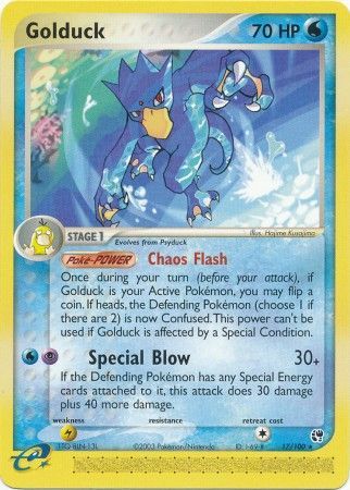 Golduck 17/100-Kantocards