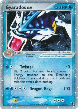 Gyarados ex 109/112-Kantocards