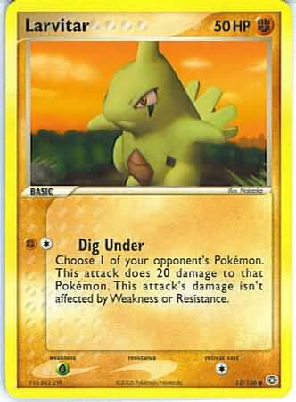 Larvitar 52/106-Kantocards