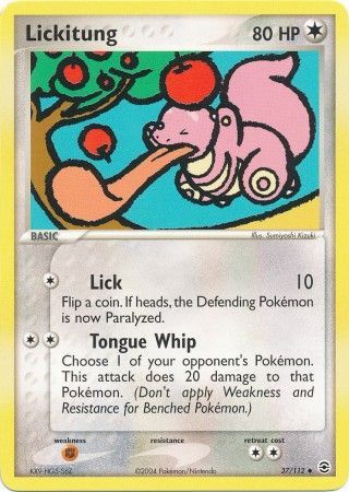 Lickitung 37/112-Kantocards