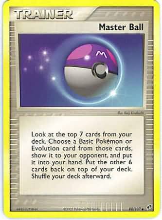 Master Ball 88/107-Kantocards