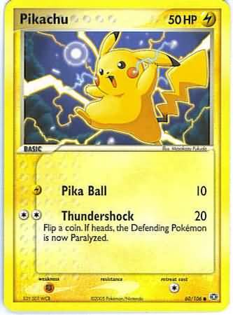 Pikachu 60/106-Kantocards