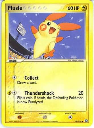 Plusle 39/106-Kantocards