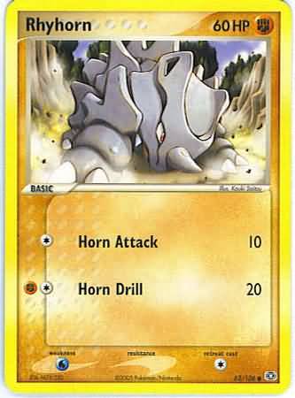 Rhyhorn 62/106-Kantocards