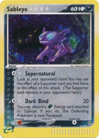 Sableye 10/100-Kantocards