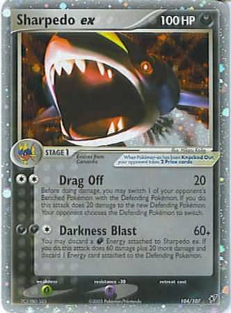 Sharpedo ex 104/107-Kantocards