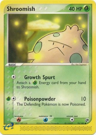 Shroomish 78/100-Kantocards