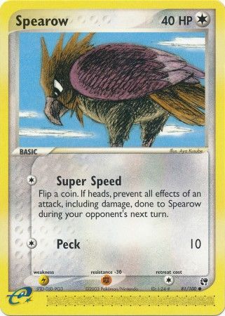 Spearow 81/100-Kantocards