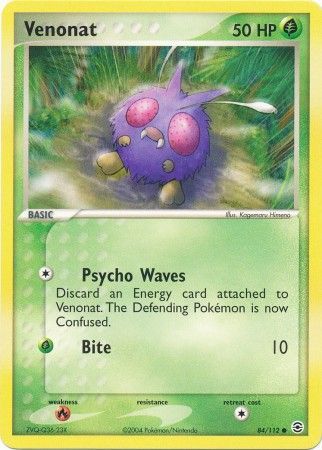 Venonat 84/112-Kantocards