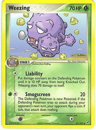 Weezing 51/107-Kantocards