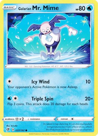 Galarian Mr. Mime 037/192-Kantocards