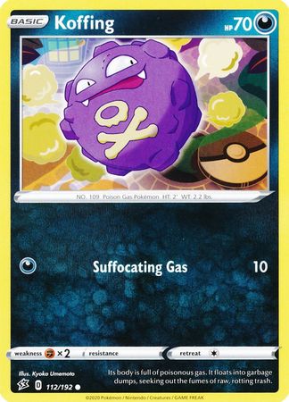 Koffing 112/192-Kantocards