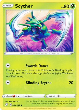 Scyther 004/192-Kantocards