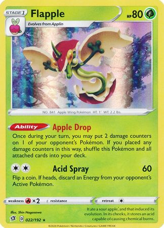 Flapple 022/192 - Holo-Kantocards