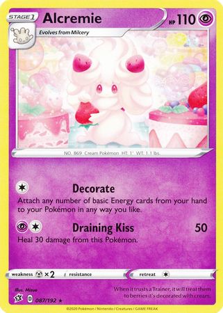 Alcremie 087/192-Kantocards
