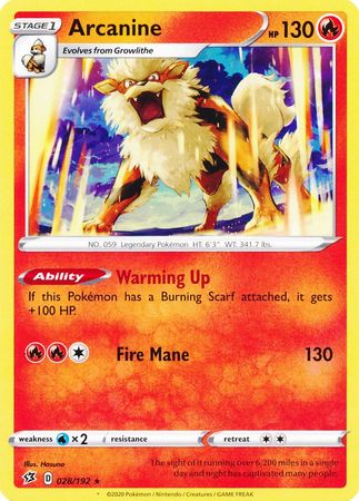 Arcanine 028/192-Kantocards