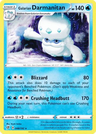 Galarian Darmanitan 048/192-Kantocards