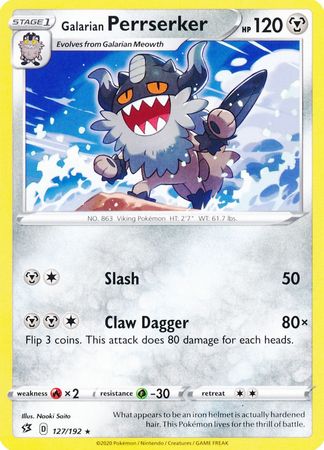 Galarian Perrserker 127/192-Kantocards