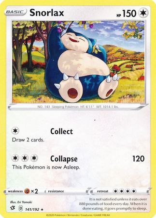Snorlax 141/192-Kantocards