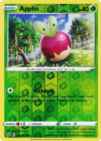 Applin 021/192 - Reverse Holo-Kantocards