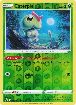 Caterpie 001/192 - Reverse Holo-Kantocards