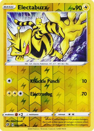 Electabuzz 058/192 - Reverse Holo-Kantocards