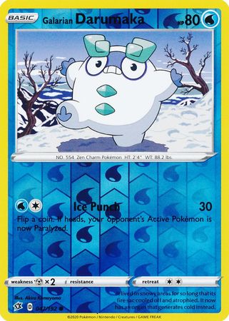Galarian Darumaka 047/192 - Reverse Holo-Kantocards