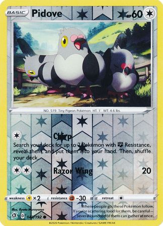 Pidove 143/192 - Reverse Holo-Kantocards