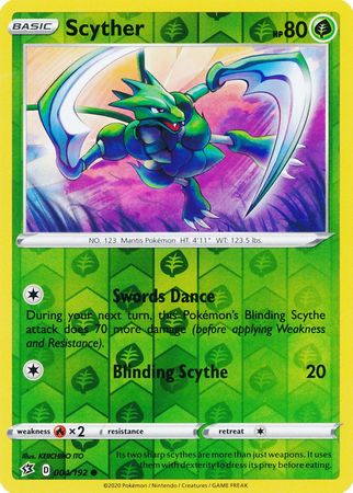 Scyther 004/192 - Reverse Holo-Kantocards