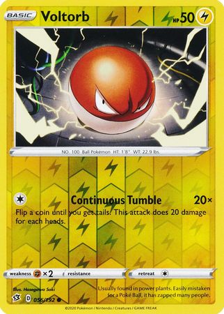 Voltorb 056/192 - Reverse Holo-Kantocards