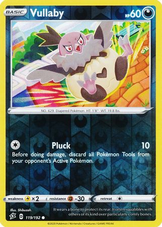 Vullaby 119/192 - Reverse Holo-Kantocards