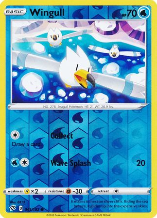 Wingull 041/192 - Reverse Holo-Kantocards