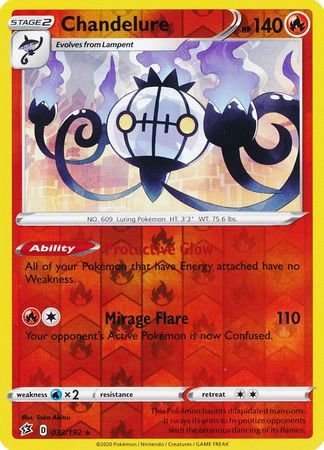 Chandelure 033/192 - Reverse Holo-Kantocards
