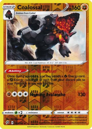 Coalossal 107/192 - Reverse Holo-Kantocards